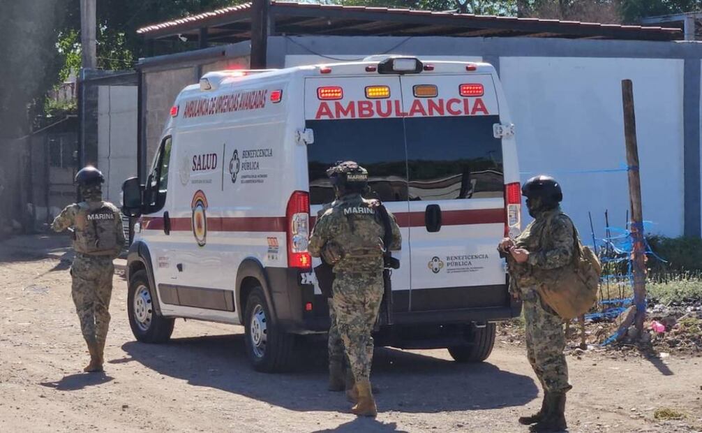 Elementos de la Marina también se hicieron presentes en la zona (11/12/2025). Foto: Especial