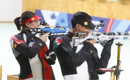 Equipo mexicano de Tiro Deportivo Mixto queda eliminado, tras hacerse del séptimo lugar