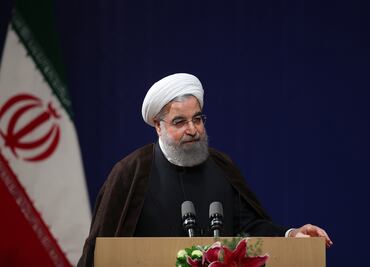 Presidente iraní acusa a Trump de ayudar a "terroristas" en Siria