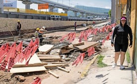 Siguen las obras y las lluvias anegan aún al oriente