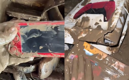 VIDEO: Gamer muestra colección de consolas destruidas tras inundación en Poza Rica