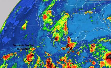 Tormenta tropical "Fernanda" se forma en el Pacífico