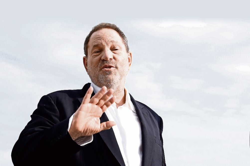 Productor de Hollywood Harvey Weinstein. 