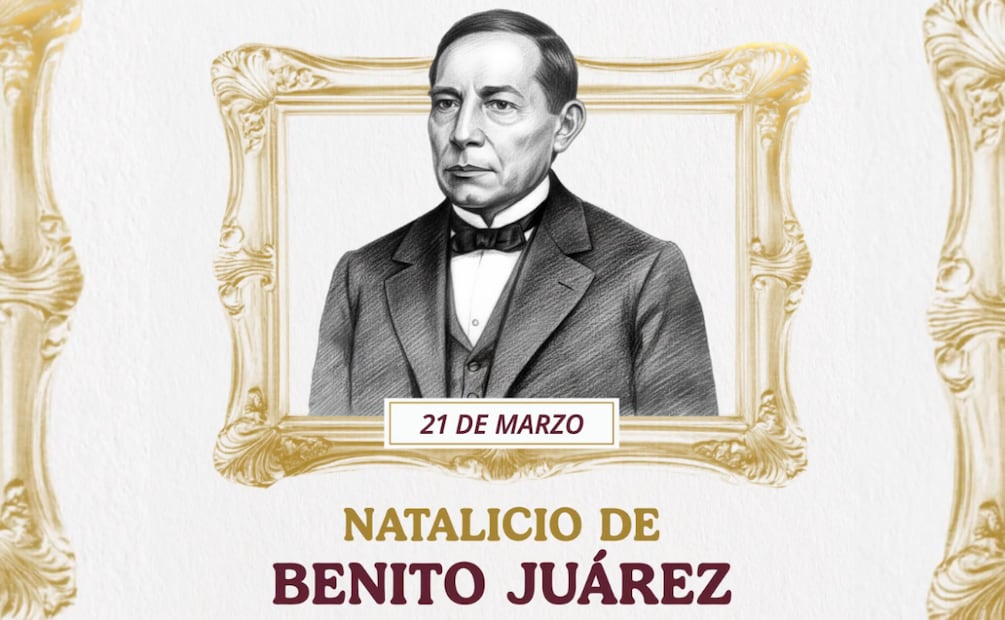 220 aniversario del expresidente de México, Benito Juárez García (20/03/2026). Foto: Especial