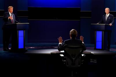 Noche de insultos y caos; crónica del primer debate Trump vs Biden