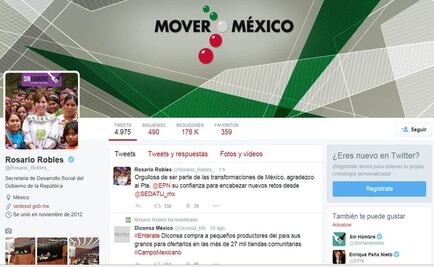 Gabinete de EPN reitera compromiso en Twitter