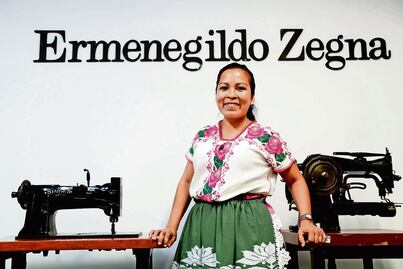 Son Zegna. Indígenas en la alta costura