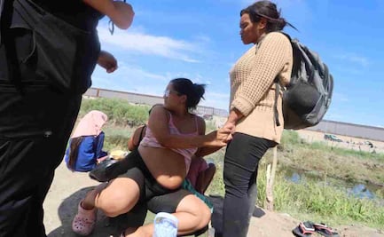 Mujer embarazada logra cruzar muro fronterizo y ser atendida en los Estados Unidos