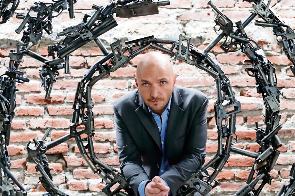 Diego Garcia-Devis, vocero de Open Society, asegura que el museo propone crear un debate desde el arte y la voz de expertos. Foto: IVÁN STEPHENS. EL UNIVERSAL