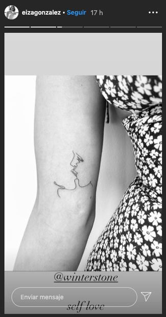 El nuevo tatuaje de Eiza González tiene un poderoso mensaje
