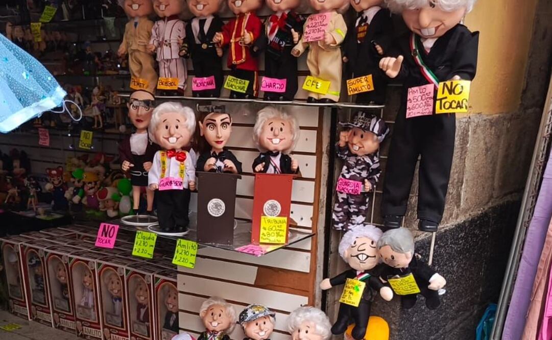 Venta de AMLITOS y Clauditas en tiendas del Centro Histórico. Foto: Pedro Villa y Caña / EL UNIVERSAL