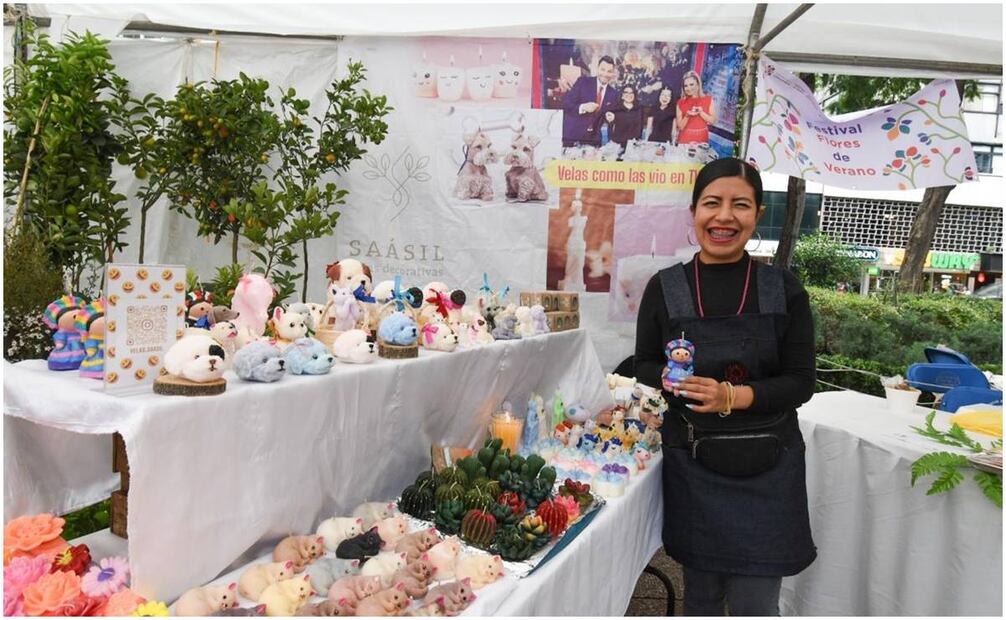 El Paseo de la Reforma se llenó de colores a partir de este 5 de agosto, con el Festival de Flores de Verano. Foto: Especial
