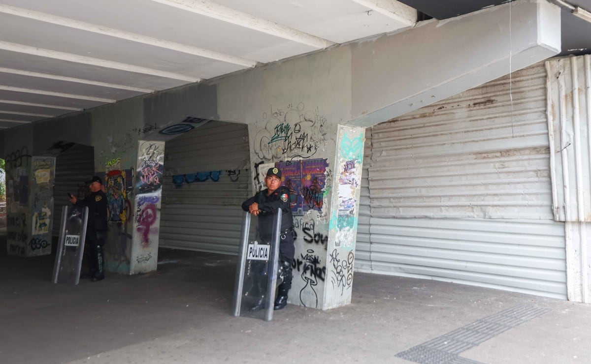 Así luce la Glorieta de Insurgentes tras la intervención del gobierno para recuperar el espacio público. Foto: Diego Simón