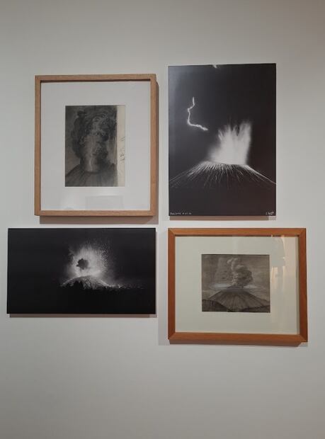 Fotos de erupción del Paricutín por R. García y Casasola. Foto: Frida Juárez Bautista. EL UNIVERSAL