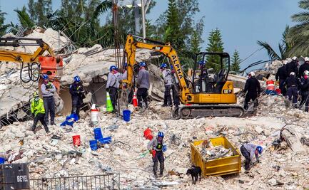 Recuperan 3 cuerpos más tras retomar labores de rescate en edificio colapsado de Miami