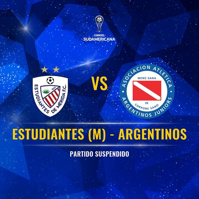 Estudiantes vs Argentinos Jr. Foto: @Sudamericana