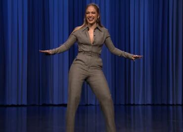 Jennifer Lopez y Jimmy Fallon libran batalla de baile