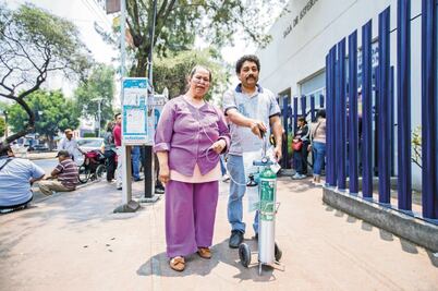 “Tengo que estar encerrada por la contaminación”