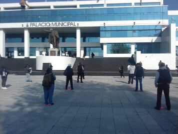 Policías de Naucalpan exigen medidas de protección ante Covid-19