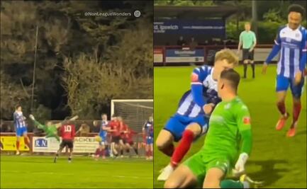 VIDEO: Portero mete impresionante gol de chilena en la octava división de Inglaterra