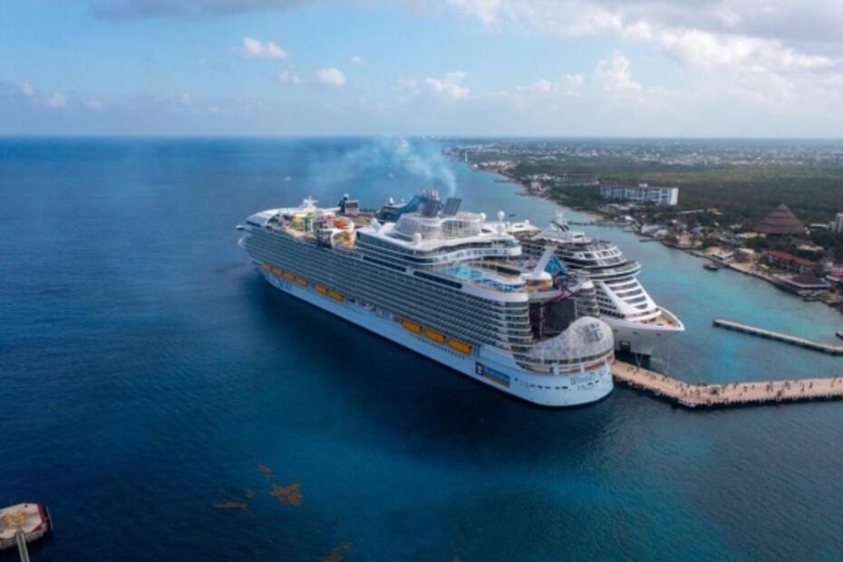 El crucero más grande del mundo llega a Cozumel