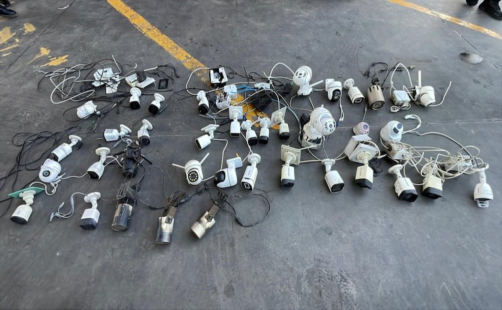 Desmantelan red de videovigilancia de “Los 300” en Ecatepec. Foto: Especial