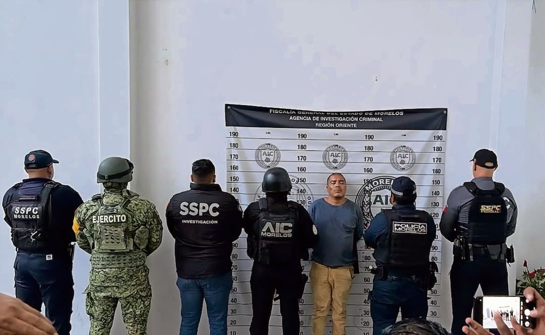 Francisco Javier Meléndez, alias El Trompas, presunto asesino de Claudia Tacoronte, fue detenido este jueves en Cuautla. Foto: Especial