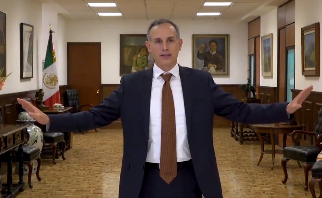 Hugo López-Gatell dijo que usar cubrebocas no sustituye a las medidas como quedarse en casa y guardar sana distancia. Foto: Captura de pantalla
