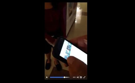 Exhiben a hombre que grababa debajo de faldas en Monterrey