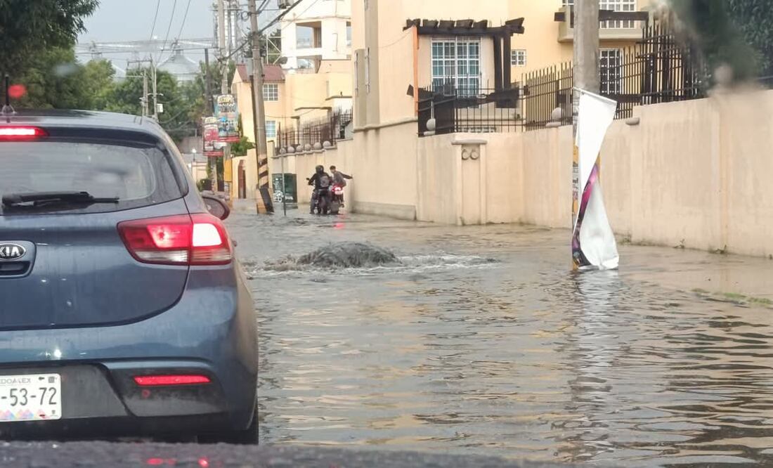 Árboles caídos y encharcamientos severos, son algunas de las afectaciones tras las fuertes lluvias de este viernes en varios municipios del Estado de México. (Foto: especial)