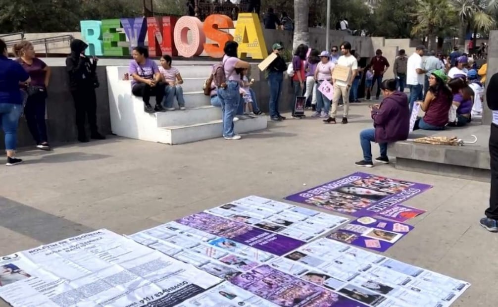 Marcha del 8M en Reynosa-Matamoros (08/03/2026). Foto: Especial
