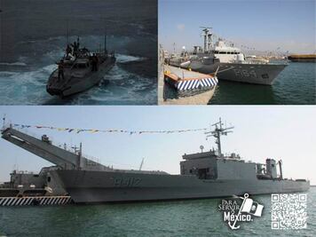 Zarpan buques de la Semar rumbo a EU