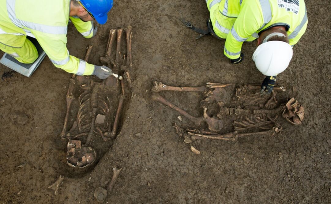 Las tumbas se hallaban en un pozo de grava que se usaba como basurero. Foto: molaheadland.com