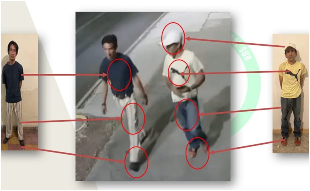 Al analizar las cámaras de videovigilancia y los trabajos de inteligencia, se supo que los detenidos participaron en otro asalto ocurrido el 10 de abril y portaban la misma vestimenta. Foto: Especial