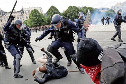 Protestas violentas sacuden a Francia
