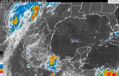 "Newton" se debilita a tormenta tropical; se encuentra sobre Sonora