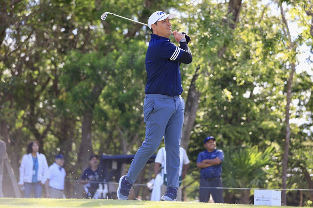 Moises Muñóz en el Pro-Am del LPGA Riviera Maya Open - Foto: Cortesía