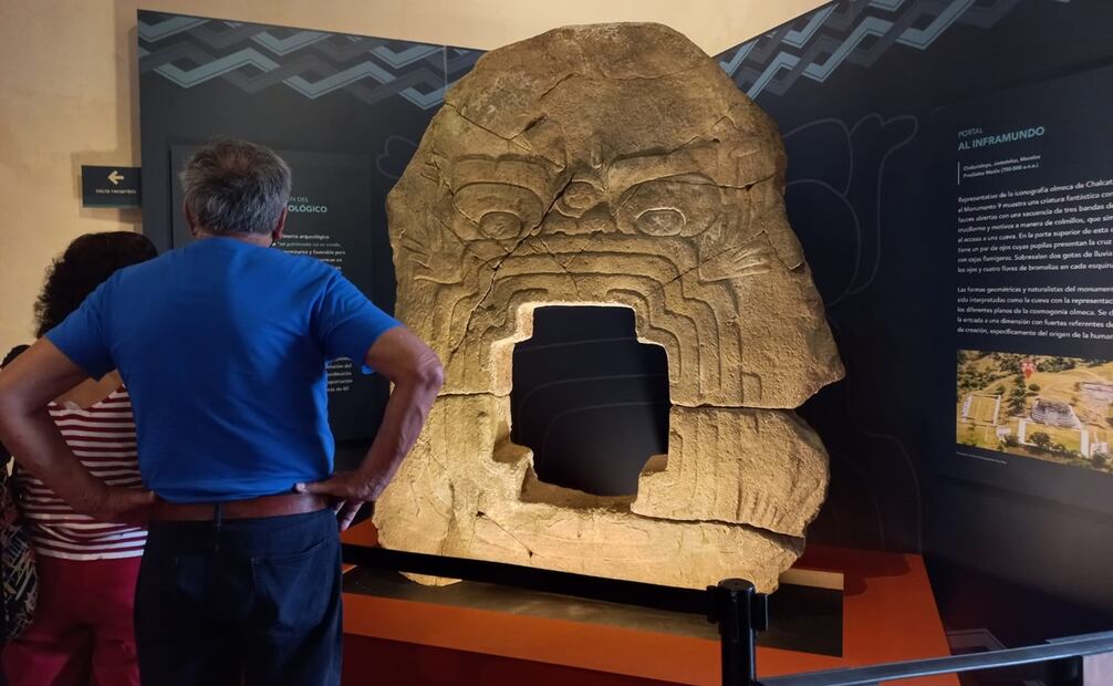 El Monumento 9 de Chalcatzingo. Fotos: Cristopher Cabello/ EL UNIVERSAL.