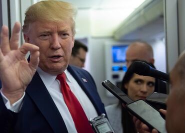 Trump presumió su popularidad durante visita a hospital de El Paso