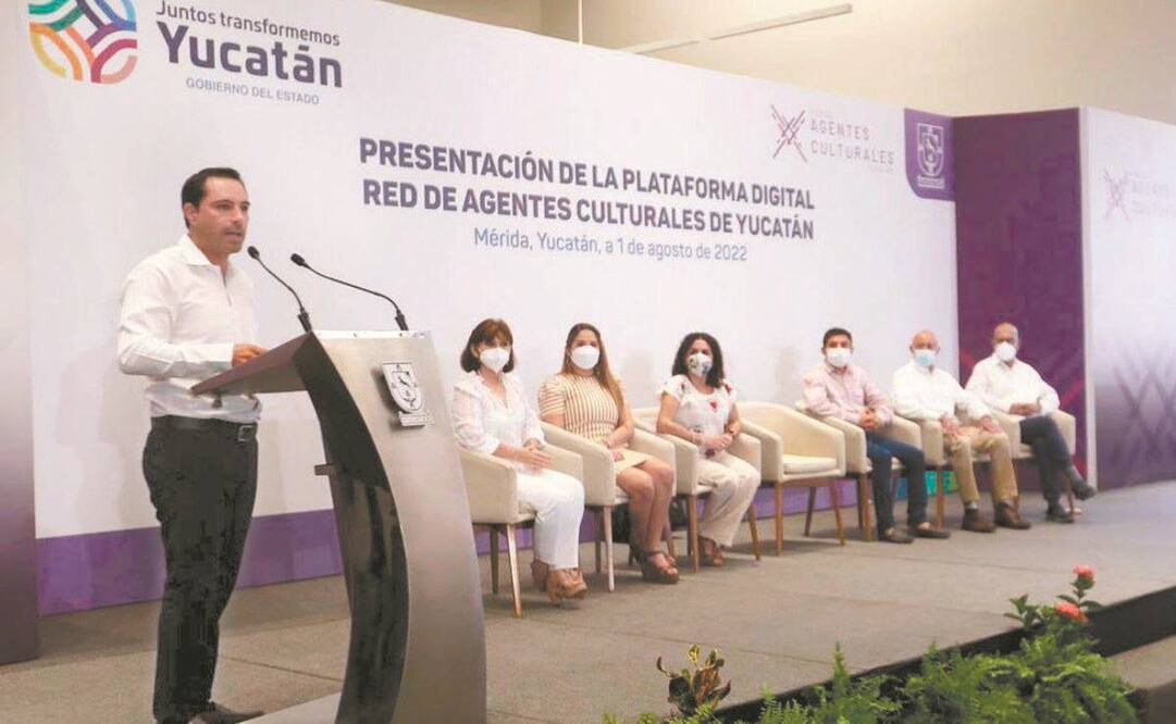 El gobernador de Yucatán señaló que este es el momento oportuno para hacer crecer la cultura en la entidad. Foto: Especial.