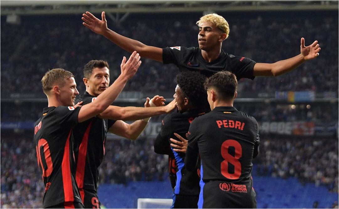 Lamine Yamal convirtió un golazo en el Derbi. FOTO: AFP