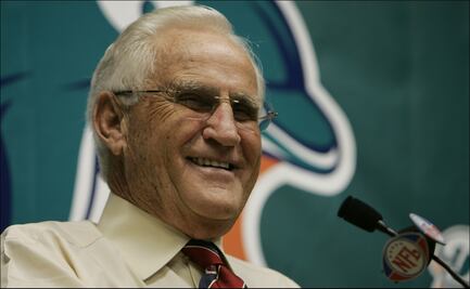 Murió Don Shula, leyenda de los Miami Dolphins de la NFL