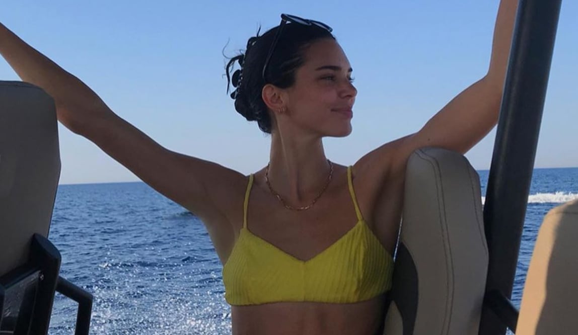 La supermodelo se sube a una de las tendencias favoritas de la temporada. Foto: Instagram