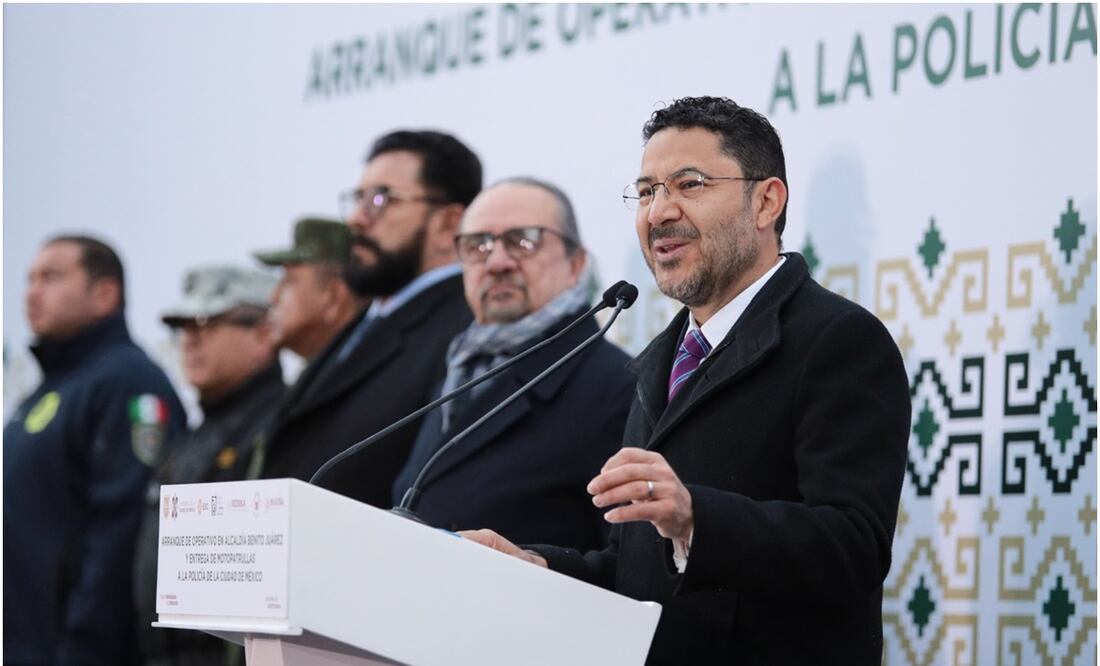 El jefe de Gobierno, Martí Batres. Foto: Especial