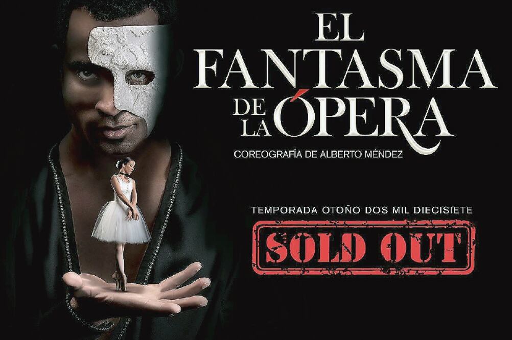 El Ballet de Monterrey dará una función de El fantasma de la ópera, a beneficio el 1 de octubre (TOMADA DE FACEBOOK)