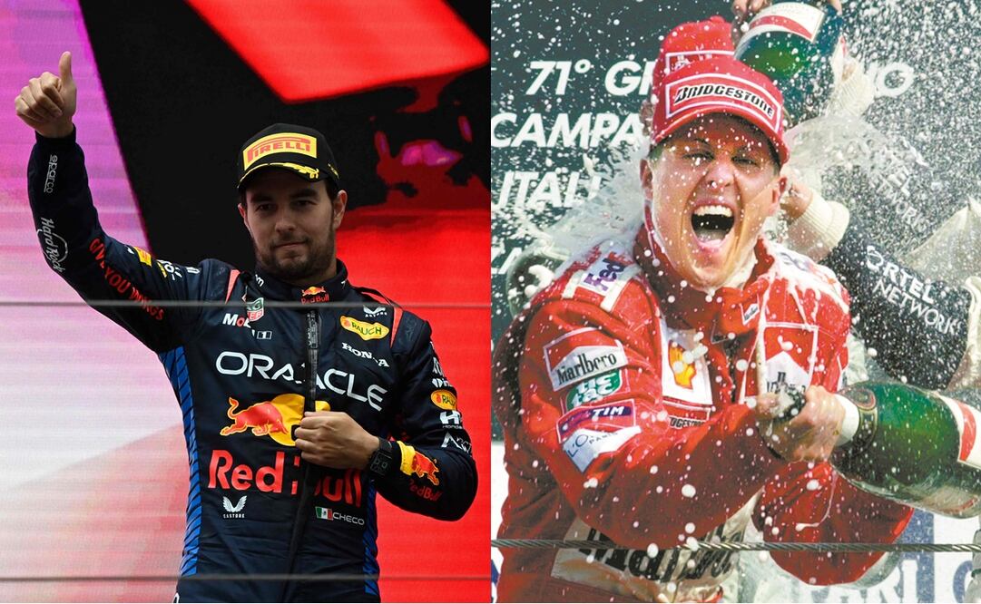 Checo Pérez superó a Michael Schumacher en ranking histórico tras el GP de China