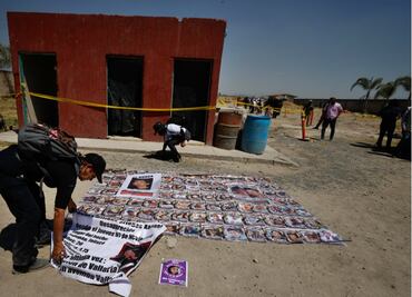 FOTOS: “Rancho Izaguirre se convirtió en un teatro”; madres buscadoras aseguran que es una burla