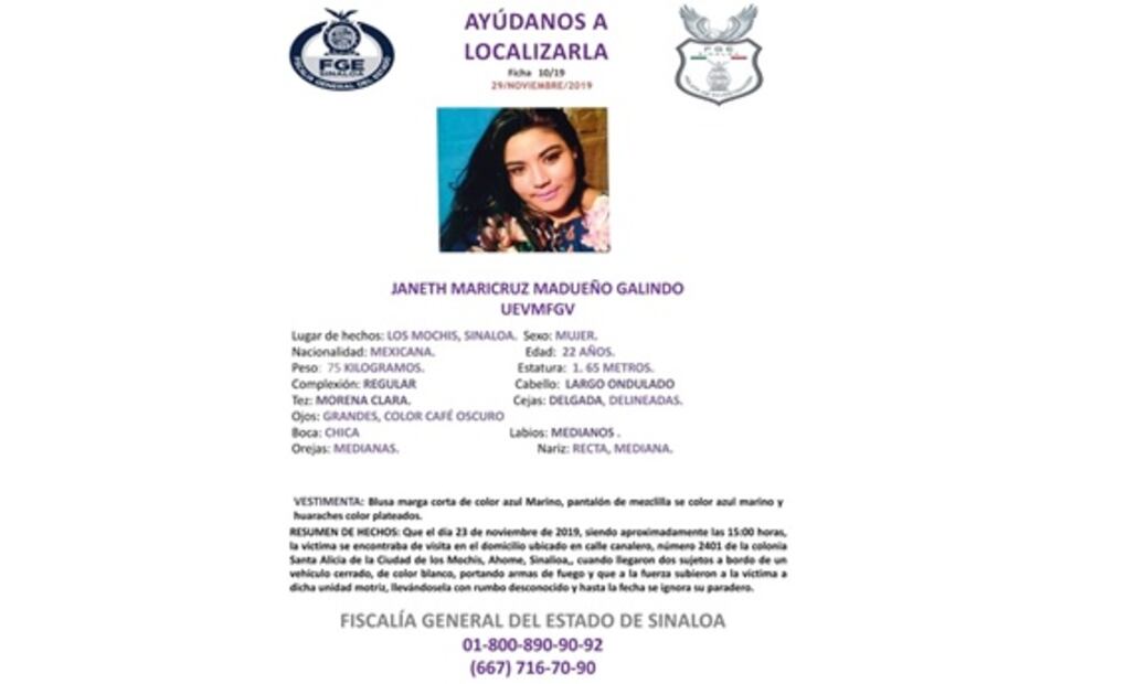 Desaparecen cuatro mujeres en Sinaloa