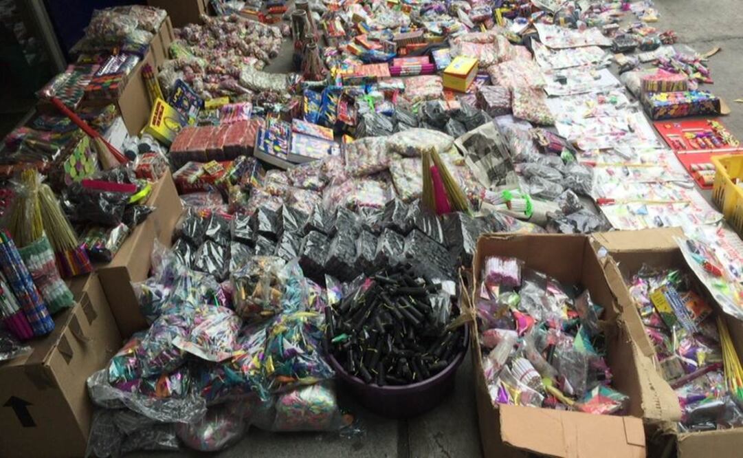 SSPDF decomisa mil 100 kg del pirotecnia