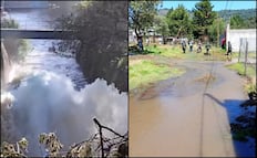 Reportan fuga de agua potable por rotura de tubería en Xochimilco; afecta viviendas y zonas de cultivo